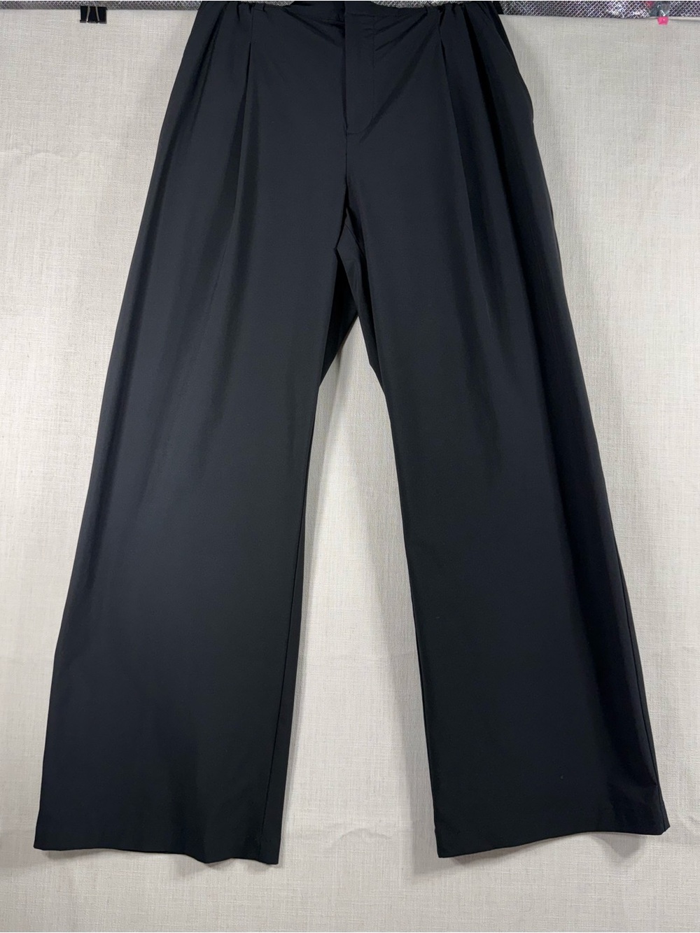 ALO Yoga Black Wide-Leg High-Rise Pants
